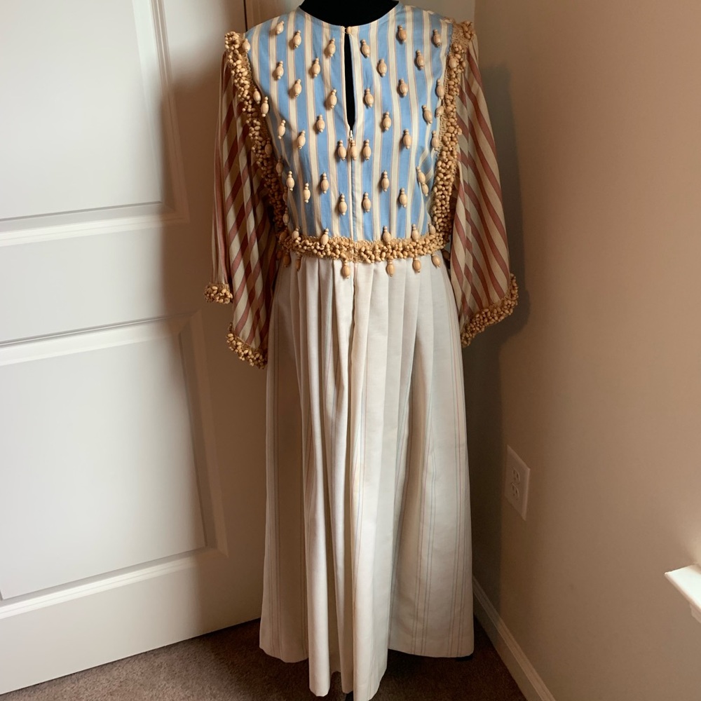 Vintage Giorgio di SANT’ANGELO dress beaded and island style